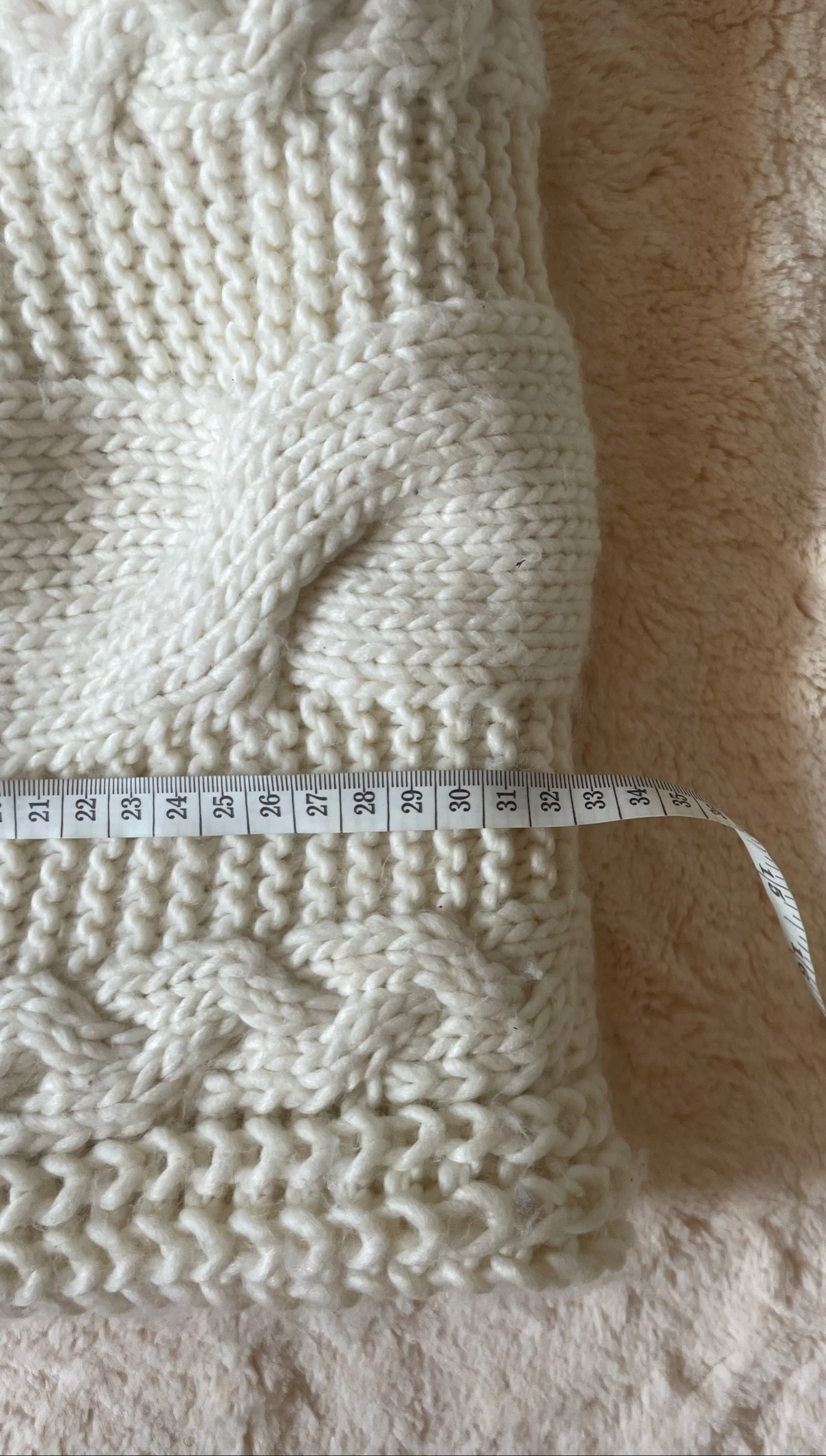 Gevoerde gebreide hals/broek van Polar Pimkie – Crèmekleur – photo 4